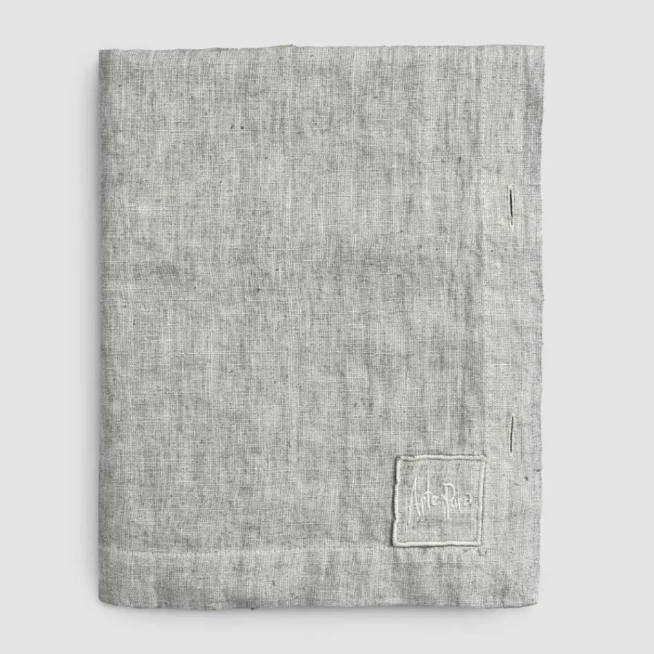 Rectangular Linen Tablecloth with Buttonholes and 10 Buttons, Luxury - Mediterranean Viadurini