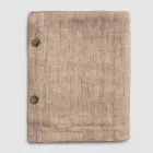 Rectangular Linen Tablecloth with Buttonholes and 10 Buttons, Luxury - Mediterranean Viadurini