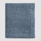 Rectangular Linen Tablecloth with Buttonholes and 12 Luxury Buttons - Mediterranean Viadurini