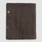 Rectangular Linen Tablecloth with Buttonholes and 12 Luxury Buttons - Mediterranean Viadurini