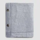 Rectangular Linen Tablecloth with Buttonholes and 12 Luxury Buttons - Mediterranean Viadurini