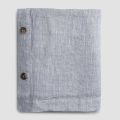Rectangular Linen Tablecloth with Buttonholes and 12 Luxury Buttons - Mediterranea