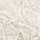 Rectangular Tablecloth in Beige Linen with Artisan Luxury Farnese Lace - Kippel Viadurini