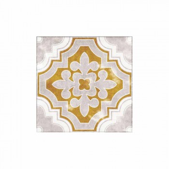 American Placemat in Pvc and Modern Colored Polyester, 6 Pieces - Dorado