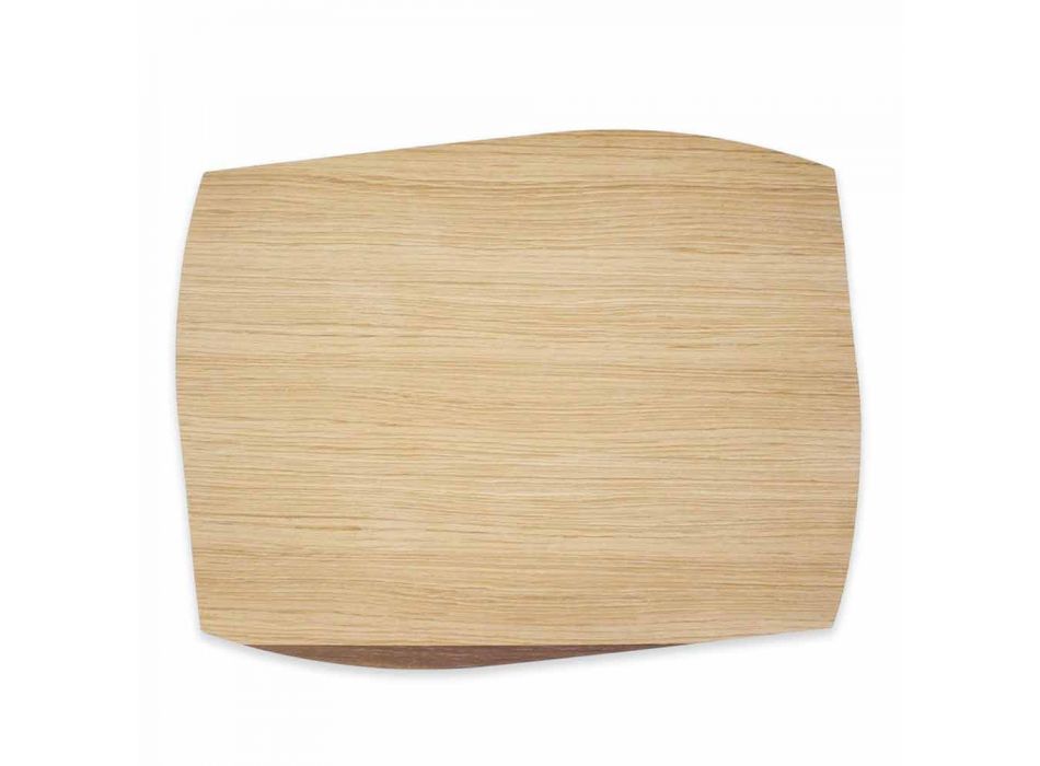 Modern Rectangular Placemat in Oak Wood Made in Italy - Abraham