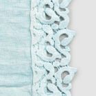 American Linen Placemats with Poema Lace, 3 Colors 2 Pieces - Leonardino Viadurini