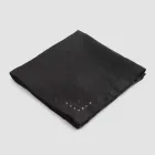 Linen Napkins with Black or Butter Crystals, 6 Pieces Italian Luxury - Prezio Viadurini