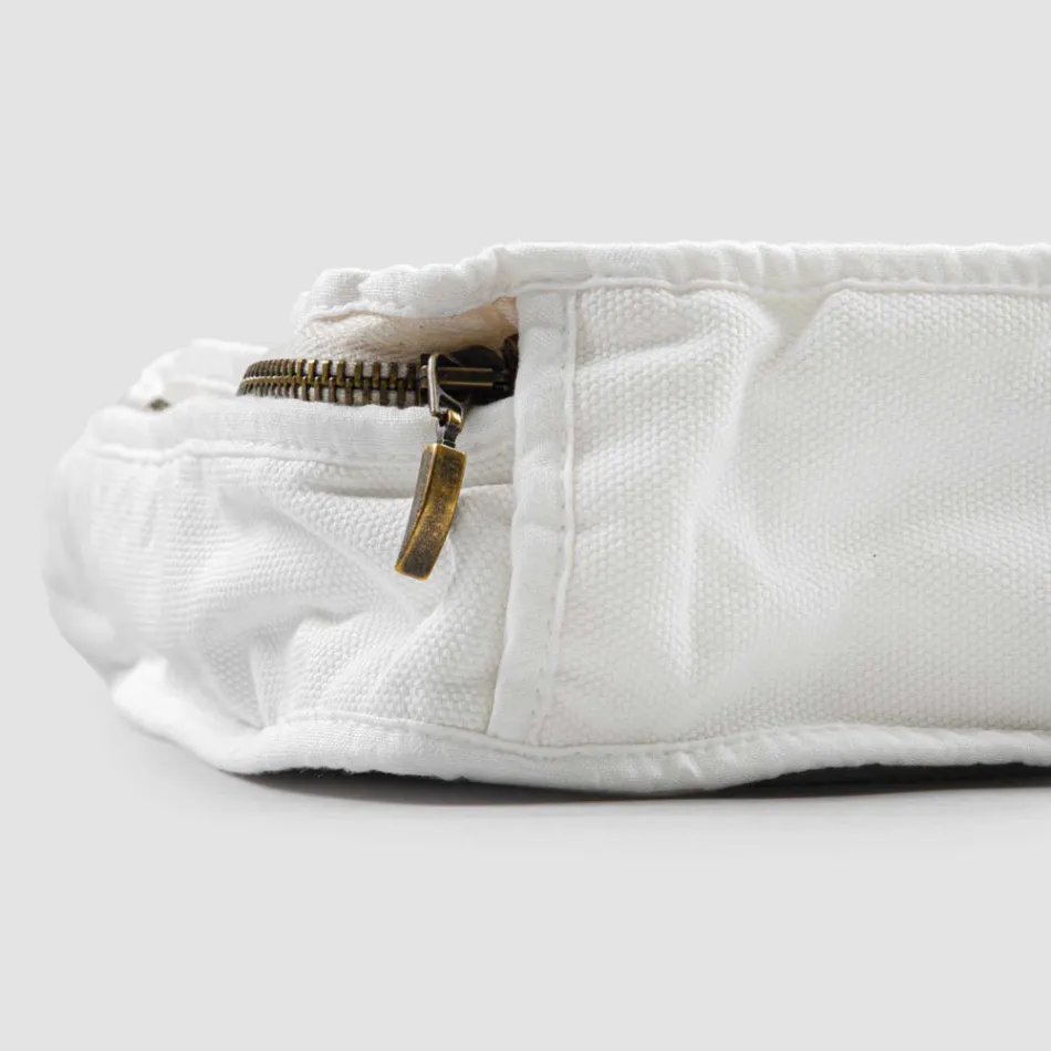 Large Makeup Bag for Women or Travel in Luxury Linen and Cotton - Yeti Viadurini