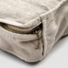 Large Makeup Bag for Women or Travel in Luxury Linen and Cotton - Yeti Viadurini