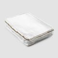 Large Cosmetic Bag for Woman or Travel in Linen and Luxury Cotton - Yeti