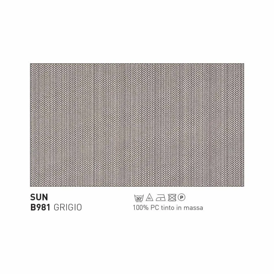 Varaschin Bali modern outdoor armchair in upholstered fabric Viadurini