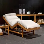 Varaschin Barcode contemporary garden bed / indoor teak Viadurini