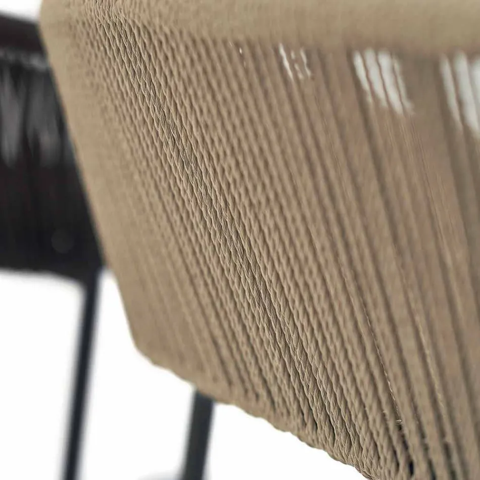 Varaschin Cricket hand-woven outer armchair, 2 pcs Viadurini