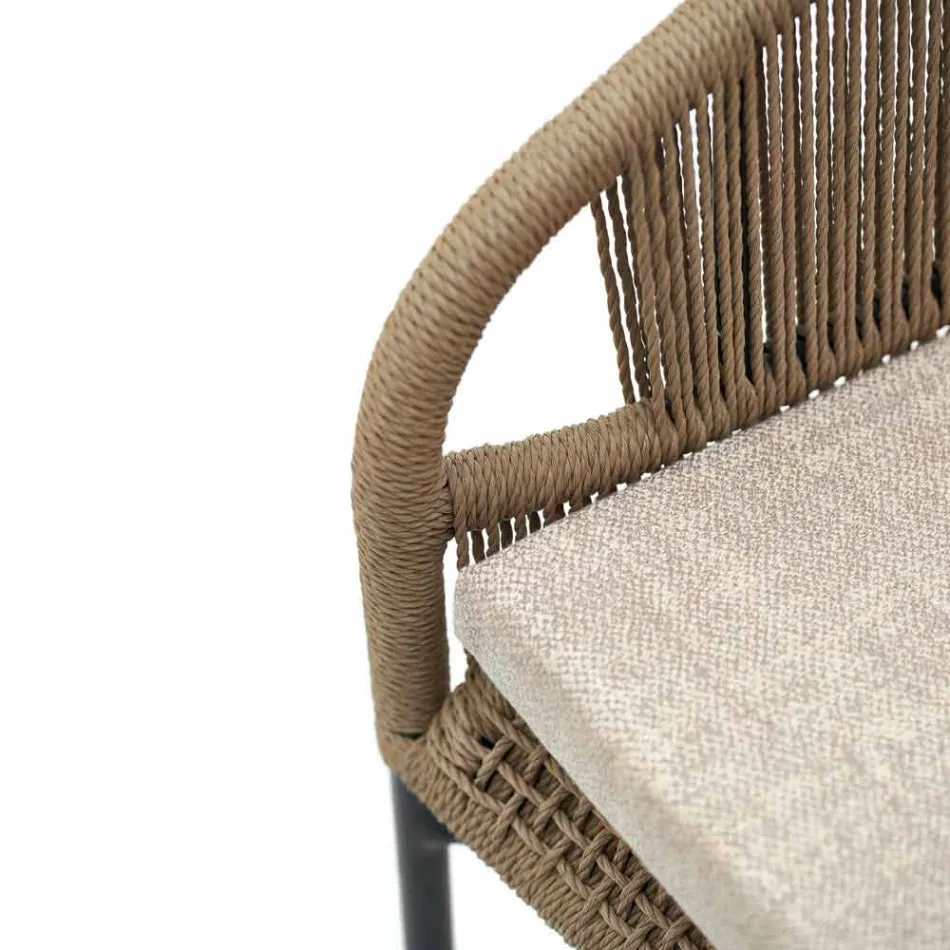 Varaschin Cricket hand-woven outer armchair, 2 pcs Viadurini