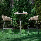 Varaschin Cricket outdoor high stool with a modern design, set of 2 Viadurini