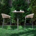 Outdoor high stool with a modern design, set of 2 Cricket by Varaschin
