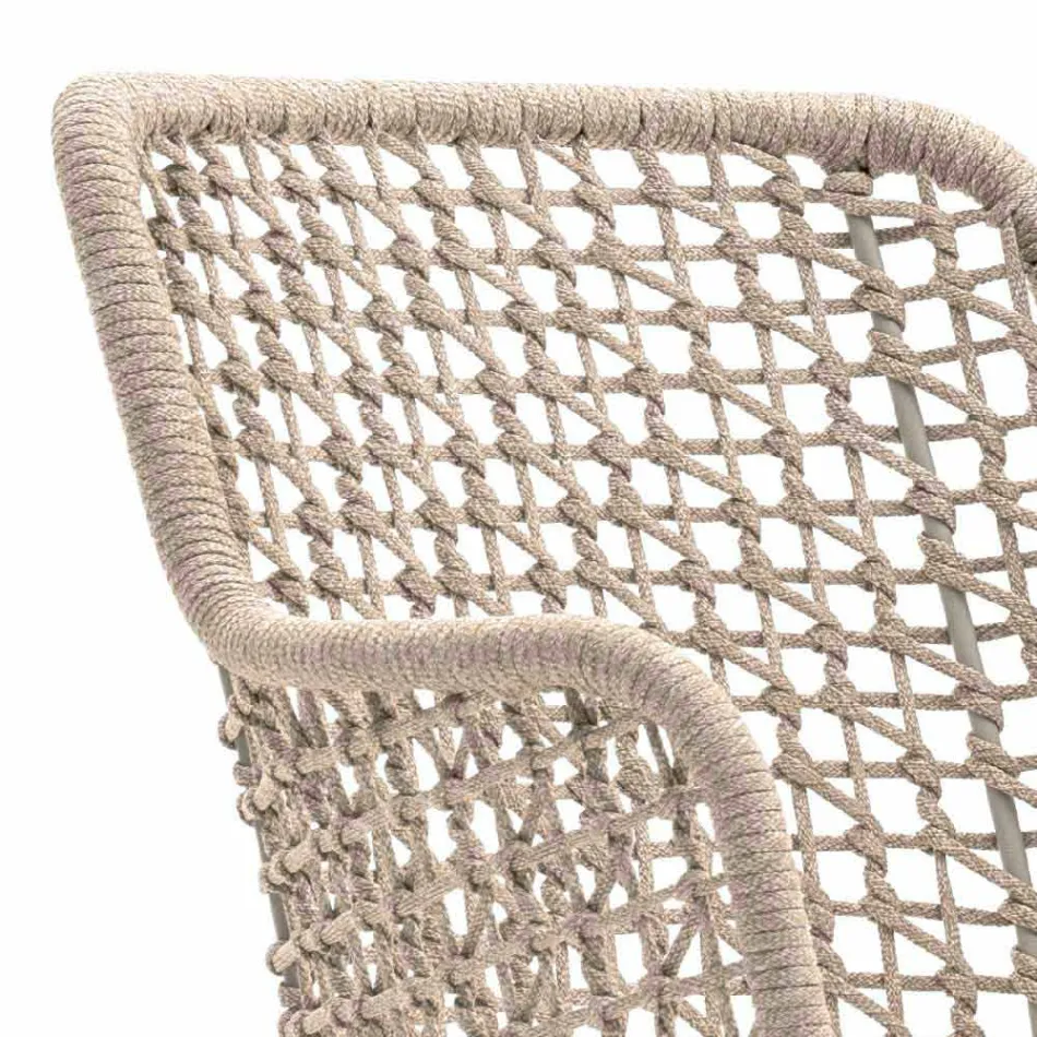 Varaschin Emma padded outdoor armchair of modern design Viadurini