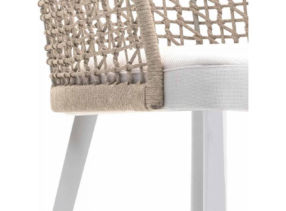 Varaschin Emma padded outdoor armchair of modern design Viadurini