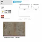 Varaschin Kolonaki modern garden table in different sizes Viadurini