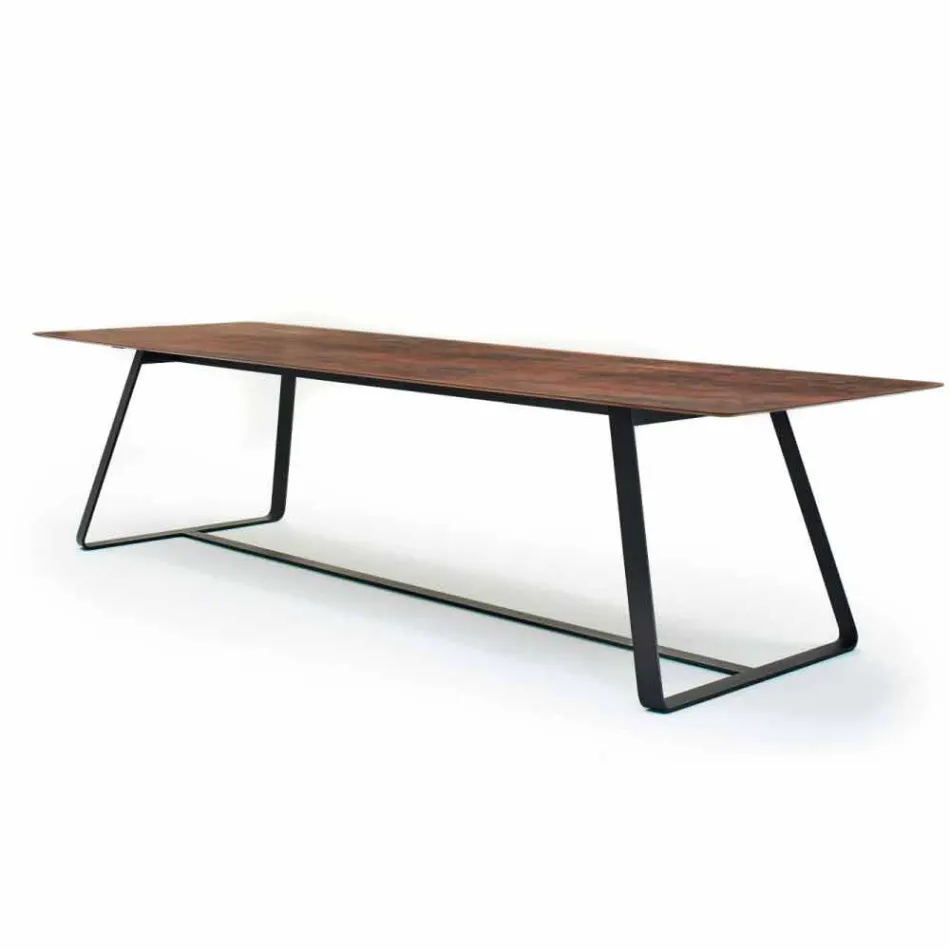 Varaschin Kolonaki modern garden table in different sizes Viadurini