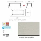 Varaschin Link extending garden table with teak legs, H65 cm Viadurini