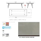 Varaschin Link modern design extendable garden table, H 73.2 cm Viadurini