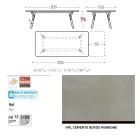 Varaschin Link modern design extendable garden table, H 73.2 cm Viadurini