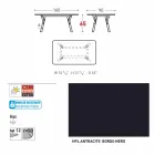 Varaschin Link garden table with teak wood legs, H 75 cm Viadurini