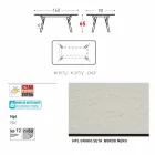 Varaschin Link outdoor dining table or interior H 65 cm Viadurini