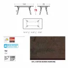 Varaschin Link garden or indoor dining table H 75 cm Viadurini