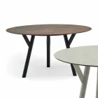 Varaschin Link round outdoor table / interior design, H 65 cm Viadurini