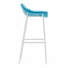 Varaschin Summer Outdoor stool set in steel and fabric Viadurini