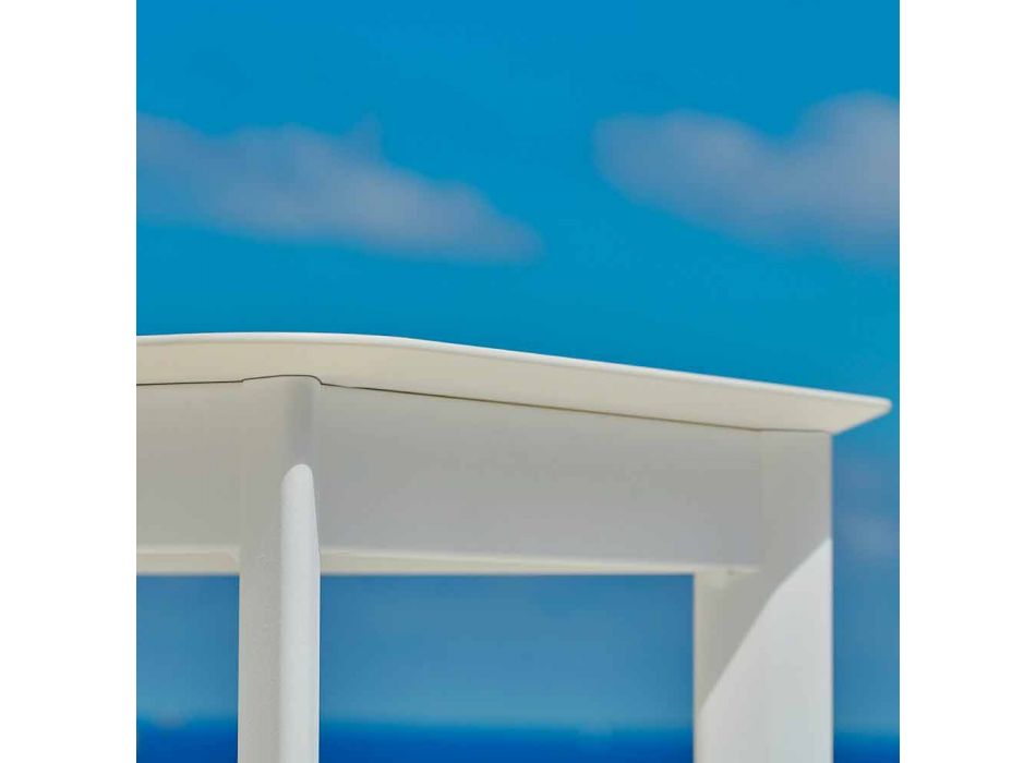 Varaschin System design outdoor coffee table in painted aluminum Viadurini