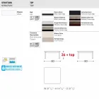 Varaschin System design outdoor coffee table in painted aluminum Viadurini