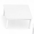 Design outdoor coffee table in painted aluminum System by Varaschin