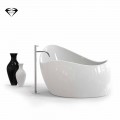 Modern design Solid Surface bathtub Finger Food, made in Italy