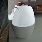 Modern Style White Design Freestanding Bathtub - Lipperiavas1 Viadurini