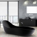 Modern design free-standing bathtub Wave, made in Italy