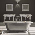 Bathtub in cast iron with Pierce vintage glossy finish