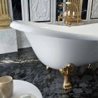 Freestanding classic design bathtub made in Italy, Fregona Viadurini