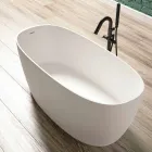 Free Standing Tub, Design Solid Surface Glossy / Matte - Veil Viadurini