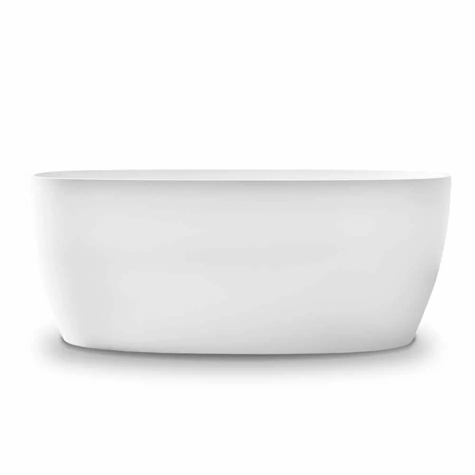 Free Standing Tub, Design Solid Surface Glossy / Matte - Veil Viadurini