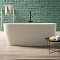 Free Standing Bathtub, Design in Solid Surface Shiny/Matt – Velo