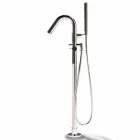 Free Standing Tub, Made in Italy, in Solid Surface - Flow Viadurini