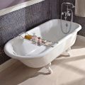 Vintage Freestanding Design Bathtub in White Cast Iron, Made in Italy - Marwa