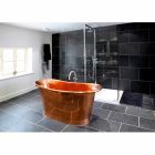 Bath design freestanding Peggy shiny copper Viadurini