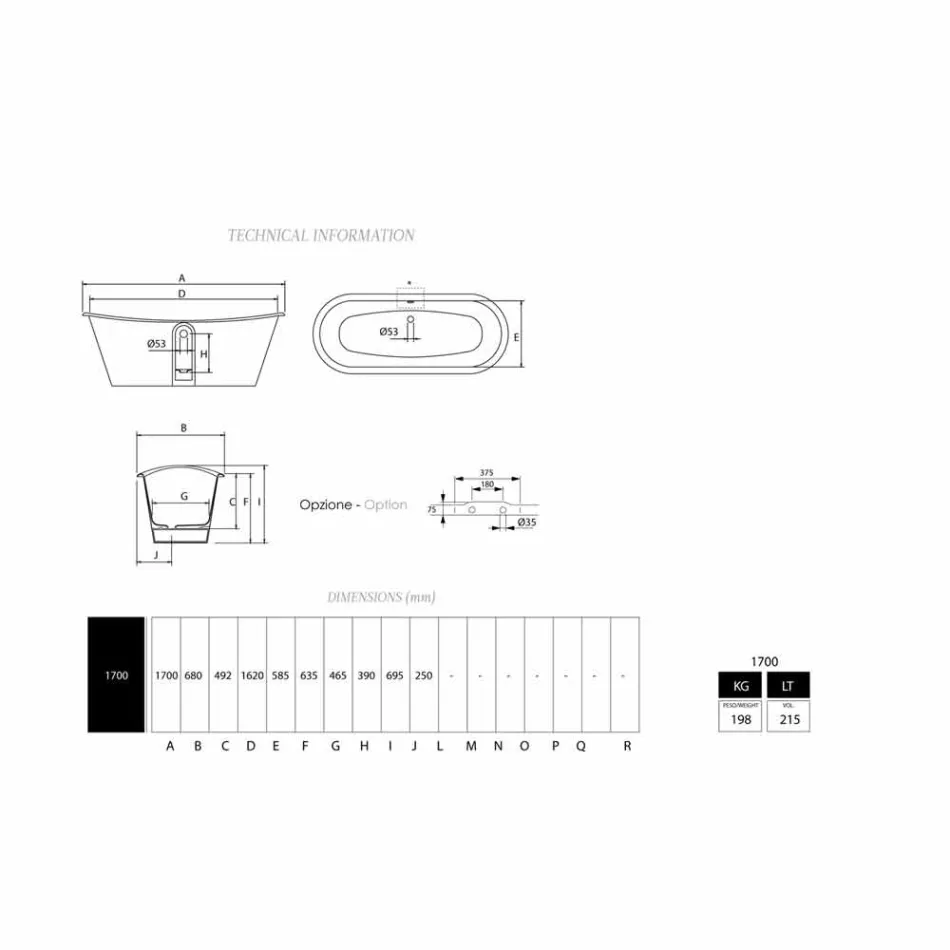 Freestanding bathtub plated cast steel externally Sharon Viadurini