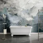 Rectangular Solid Surface Bathtub with Soft Corners Made in Italy - Fulvio Viadurini