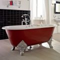 Vintage Freestanding Bathtub with Cast Iron Feet, Made in Italy - Naike