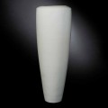 Tall Artisan Vase in Matt White Ceramic Made in Italy - Capuano
